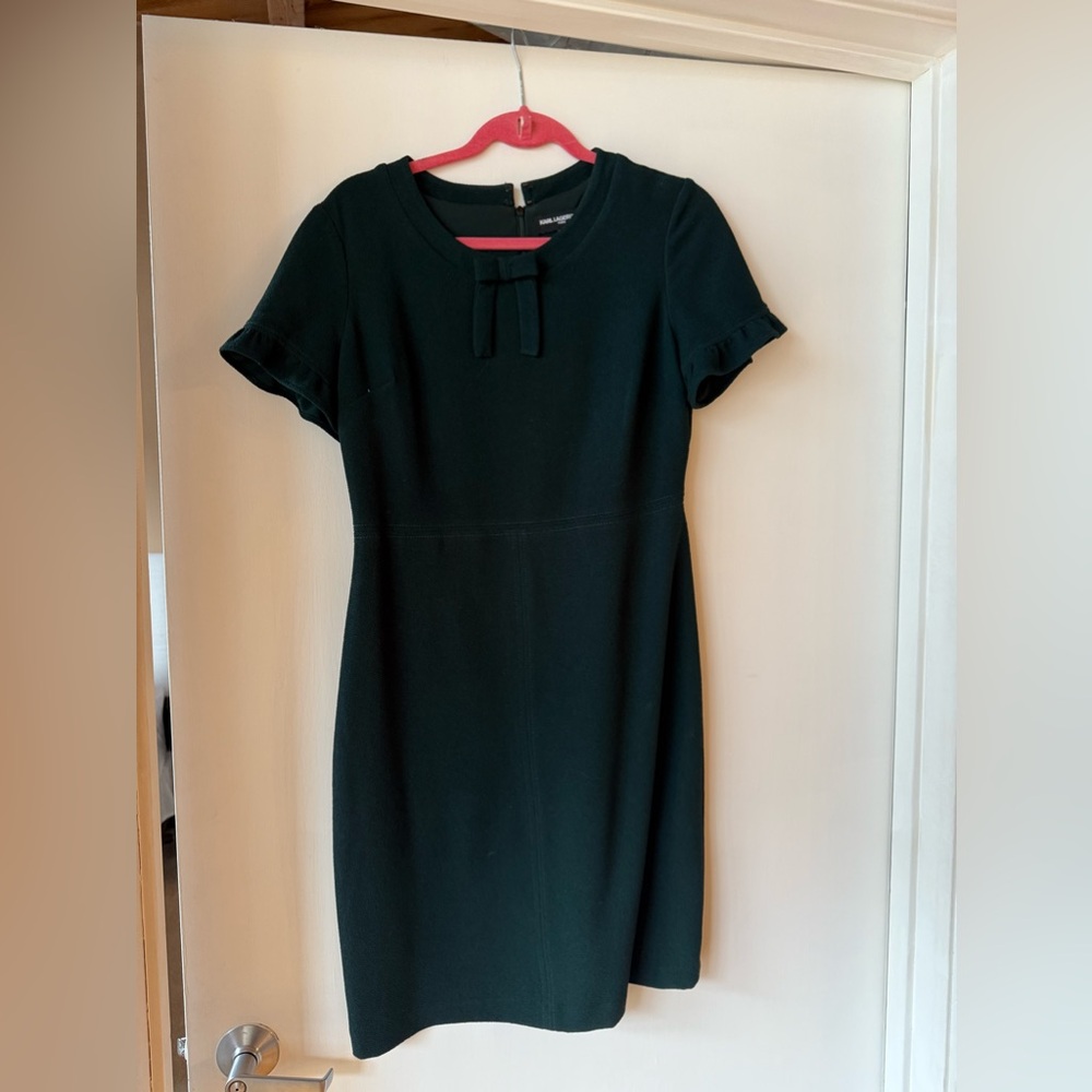Karl Lagerfeld Dark Green Dress